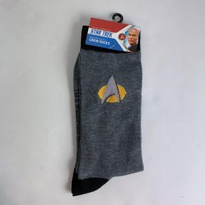 Star Trek Men's Crew Socks 10 11 12 13